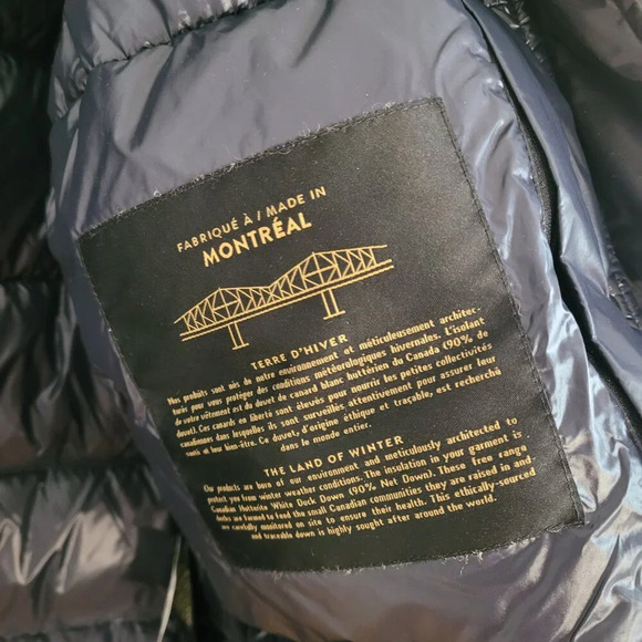 Kanuk black long winter coat with hood - Picture 7 of 9